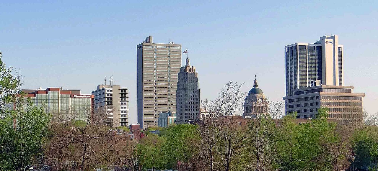 Downtown Fort Wayne, Indiana Skyline, May 2014
