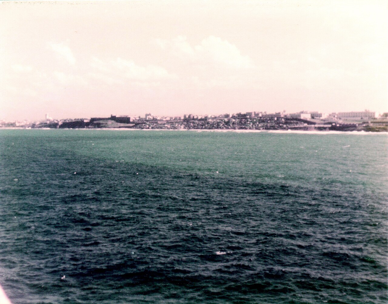 San Juan Puerto Rico February 1975 - Sea View